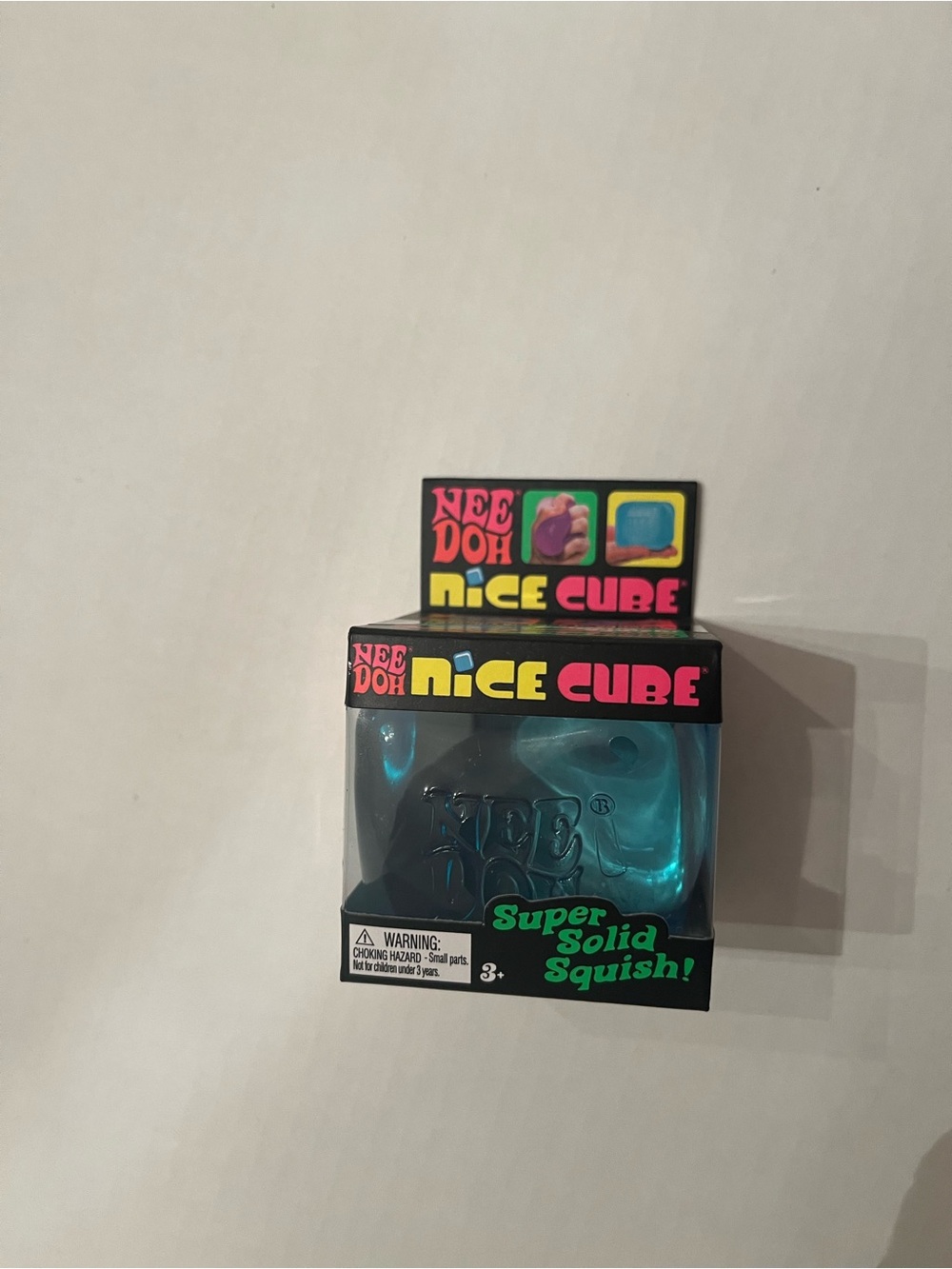 NeeDoh Nice Cube Super Solid Squish Toy - Teal